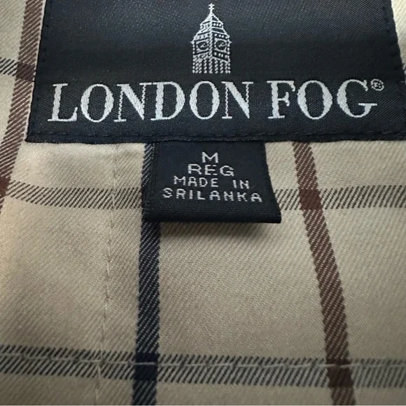 London Fog Black Hooded Jacket Size Medium - Picture 10 of 12